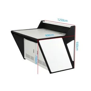 Galvanized Sheet Material Software Updates Steel Ergonomic Control Room Console - Image 4