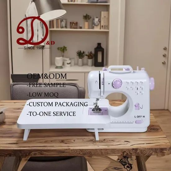 Household Mini Electric Sewing Machine for Home Use Weight 3kg Power 7.2W Origin China Trademark D&D Condition New Drive - Image 1