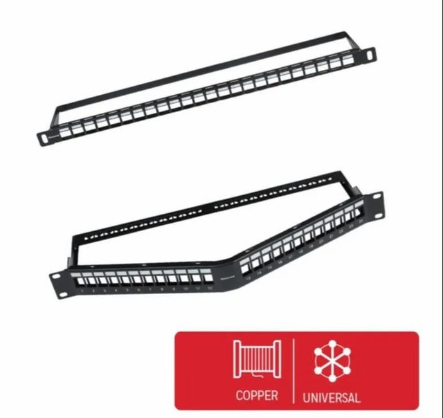 24 Port Patch Panels, RJ45 Material Metal Brand Honeywell Connector Type RJ45 Converter type RJ45 Number of Port 24 - Image 1