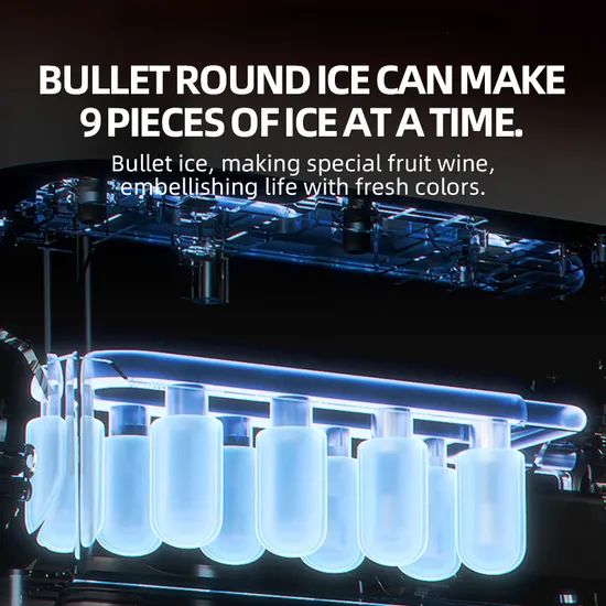 Home Use Mini Desktop Direct Drinking Cold Ice Water Dispenser Ice Maker with Water Tank - Image 5
