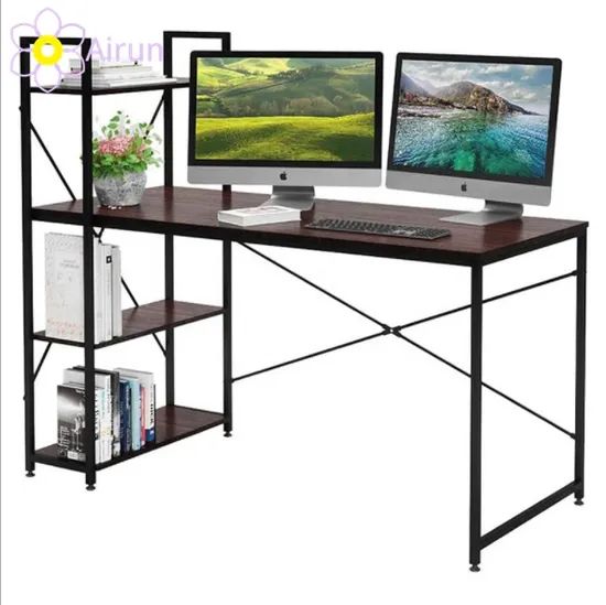 Modern Style Computer Desks with Shelf Wooden Writing Study Table Home Laptop Stand PC Computer Table Office Desks Furniture - Image 5