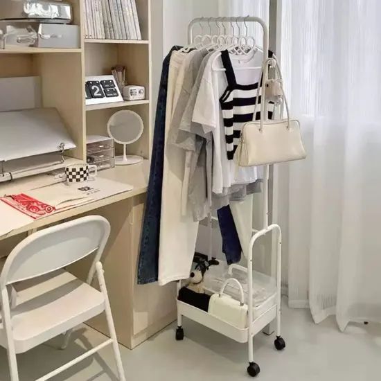 No Drill Coat Rack Practical Rental Home Storage Organizer Color White Style Modern N.W. 2.05 Kg G.W. 2.45 Kg CTN 1 - Image 2