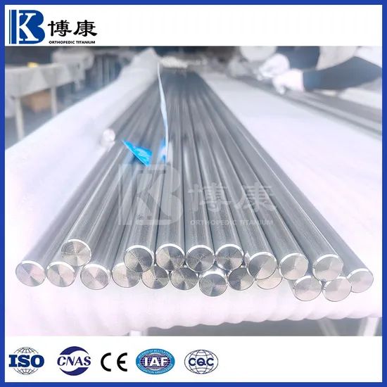 Custom-Sized Titanium Rods Bars Medical Grade Titanium Alloy for Orthopedic Implants - Image 1