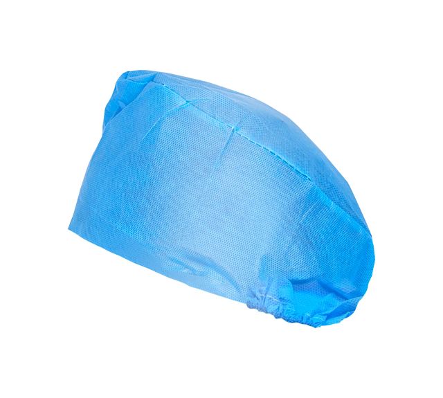 Disposable Non Woven Strip Clip Cap Bouffant Head Cover Surgical Doctor Hat Round Mob Cap Nurse Cap - Image 4