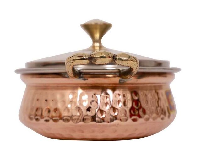 Stainless steel bowl copper plate handicraft best quality customized size copper bowl at wholesale price - Image 3