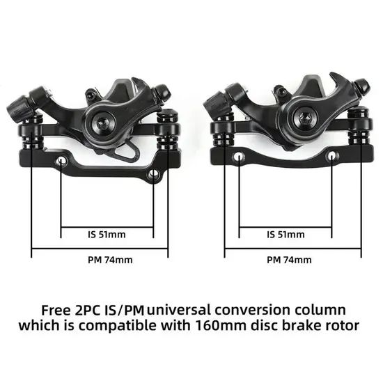 Alloy Mechanical Disc Brake Rotor Calipers Clip Rotor Set Front Rear Mountain Bicycle Brake - Image 5