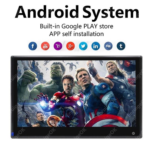 EnruigeOK 10.1 inch Ultra thin Rear Seat Android System - Image 4
