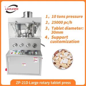 Zp-21d High Speed Rotary Pharmaceutical Pill Makercandy Tablet Machine Milk Tablet Press Machine - Image 6