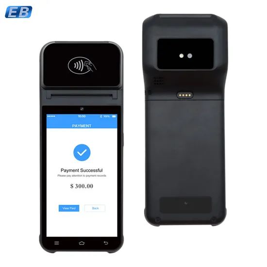 5.5 Inch Smart Handheld Mobile Touch Screen Cash Register Retail Software System All-in-One Android 13 POS Terminal - Image 1