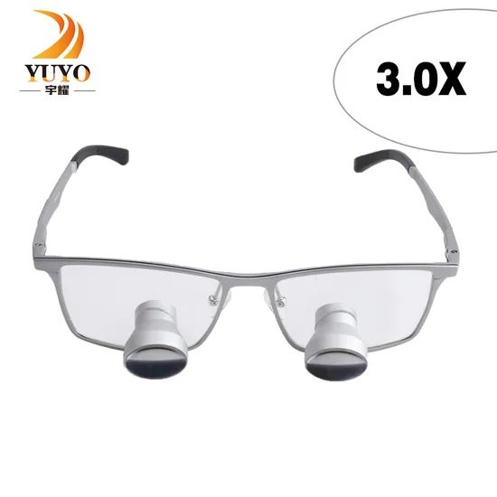 Ttl Loupes 3.0X Dental Magnifrying Glass Medical Instrument Origin China Color Silver Shape Circular Model NO. TT-1 Certification CE - Image 1