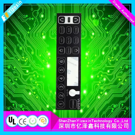 Custom Made Membrane Switch Keypad/Keyboard Manufacturer Color Customized Trademark Yizexin HS Code 8536500000 Model NO. YZX-MS934 - Image 6