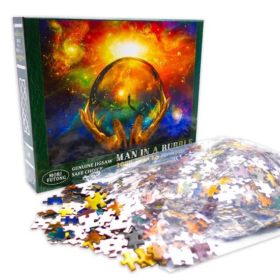 Bubble Pattern Wholesale Custom Adult Jigsaw Puzzles Manufacturer - Image 5