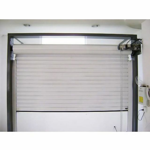 Mild Steel Rolling Shutter Width 4- 5 Feet Height 10-12 Feet Thickness 1 to 4 mm Material Mild Steel Finishing Type Color - Image 1
