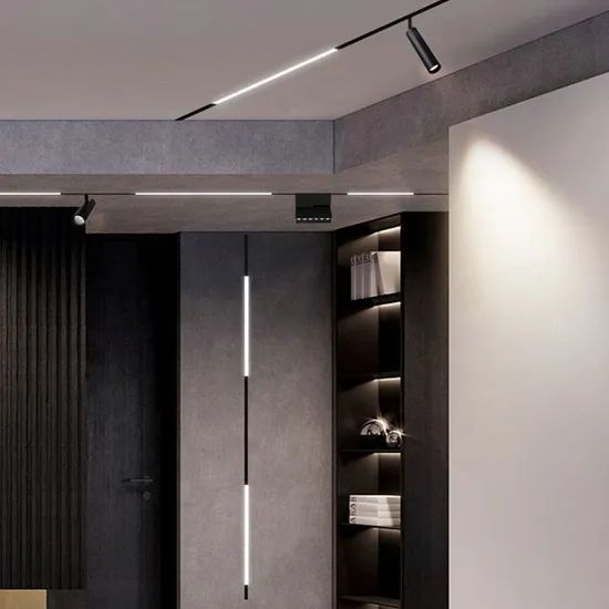 New Design Indoor 48V Aluminium Profiles Magnet Linear Track Lighting System LED Magnetic Ceiling Light for Stretch Ceilings - Image 1