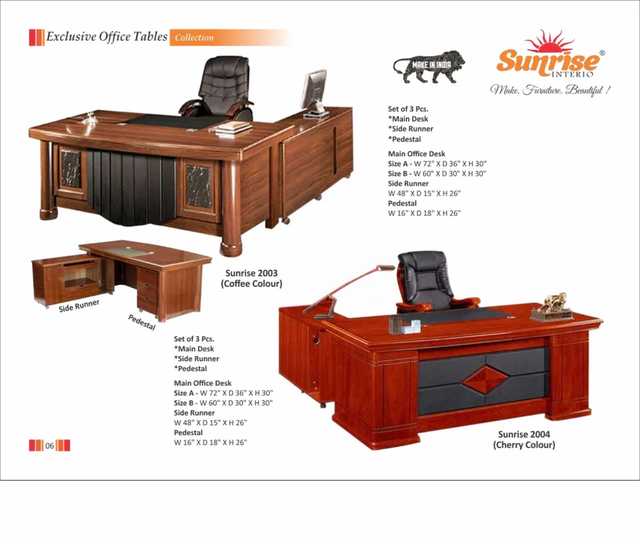 Modular Office Furniture Manufacturer Desk Size 7ft X 3ft Director Chair Count 1 Pc Visitor Chair Count 3 Pcs Sofa Seater Count 3 - Image 8