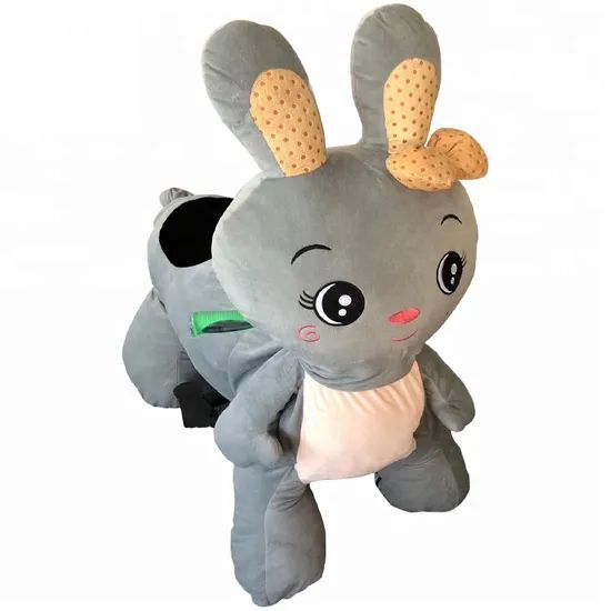Hot Sale Coin Operated Stuffed Plush Animal Electric Ride for Mall - Image 5