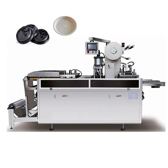 Automatic Disposable PVC Pet Plastic Coffee Cup Lids Covers Thermoforming Making Machine - Image 1