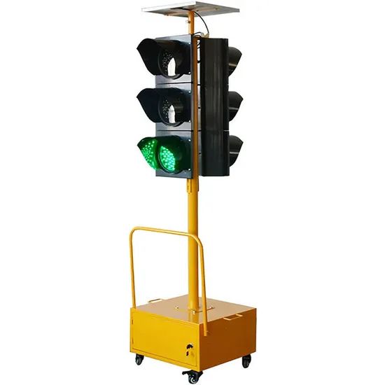 Factory Direct Sales Urban and Rural Waterproof Grade IP66 120lm Solar Powered Temporary Traffic Signal Lights - Image 4