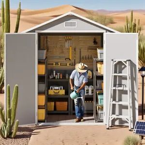 Easy-Install Backyard Water Proof Sheds for Garden Tools and Equipment - Image 4