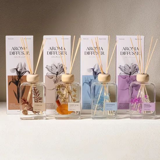 350ml Preserved Flower Botanical Reed Diffuser Sets Stick 6PCS Weight 850g Origin China Trademark OEM MOQ 2000PCS/Scent Suitable for - Image 6