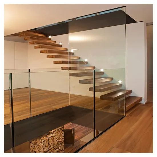 Customized Marble Step Curved Stairs Glass Railing Spiral Stairs - Image 3