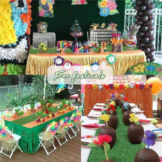 Artificial Grass Table Runners Synthetic Grass Table Runner Origin China Trademark DR Type Decorative Usage Home, Hotel Technics Jacquard - Image 3