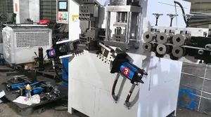 Hydraulic Heavy Duty Stainless Steel Flat Strip Clamp Forming with Hole Punching Machine Factory - Image 4