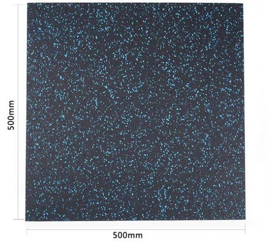 Fire Resistant Gym Flooring Free Sample Recycled Environmental Proetction Rubber Colorful Gym Mat - Image 3