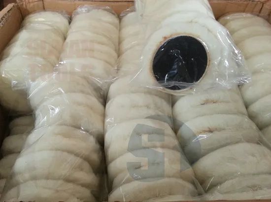 100% Wool Buffing and Polishing Pads Origin China Trademark OEM Model NO. SRWP-06 Production Capacity 1000000 Bonding Agent Ordinary Binder - Image 1