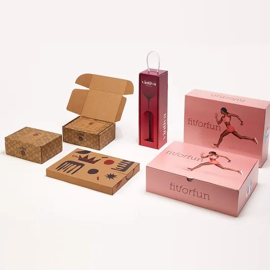 Personalized Printed Packaging Packing Shipping Cardboard Gift Shipping Boxes Mailer Box - Image 4