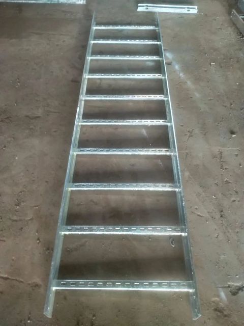Aluminium Ladder Type Cable Tray Color Gray Shape Ladder Type Ladder ...