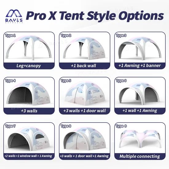 4 Seasons Outdoor Large Events Air Pop up Canopy Inflatable Dome Tent - Image 4