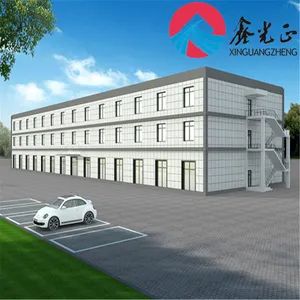 High Rise Prefabricated House Steel Frame Construction Hotel Standard GB Warranty 1 Year Door Steel Door Brick Wall - Image 5