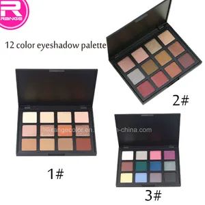 12 Color Custom Logo Private Label Cosmetics Eyeshadow Palette - Image 2