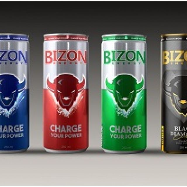 "BIZON" ENERGY 450 ml x 24 energy drink - Image 1