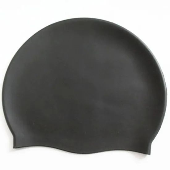 Customized Printed Logo Brand Suitable Seamless Silicone Swimming Caps - Image 3