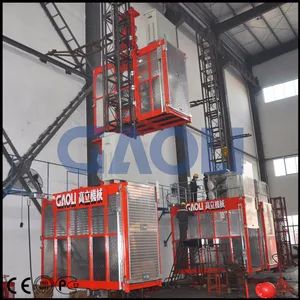 Rack and Pinion High Rise Construction Hoist / Lift Trademark Gaoli Model NO. SC200 Model Name Sc200 HS Code 84281090 Motor Power 2*11kw - Image 3
