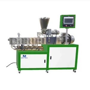 Lab Small Plastic Extruder Compounding Line Twin Screw Extruder Masterbatch Extrusion Machine - Image 4