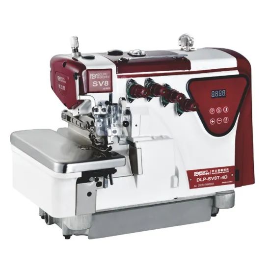 Automatic Low-Noise Stable LED Sewing Light and Small Display Panel Overlock Motor Sewing Machine - Image 1