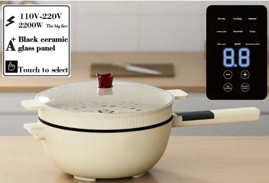 Multifunction Electric Cooking Pot Electric Pot Cooking Multifunctional Multipurpose Electric Cooking Pot Non Stick Electric Cooking Pot Wholesale Price - Image 4
