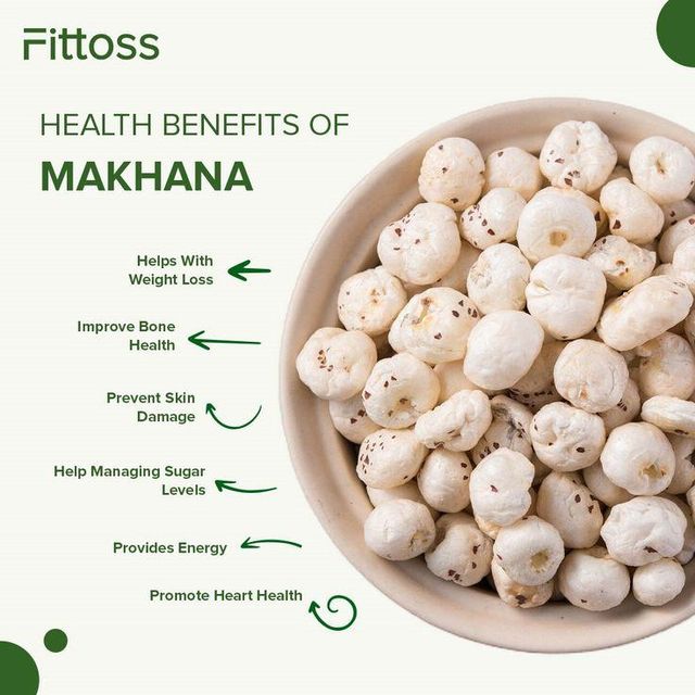 foxnut (makhana) Texture Crunchy Glycemic Index Low Fiber Content High Caloric Content Low Shelf Life 9-12 Months Source Direct From Farm - Image 5