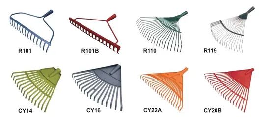 Railway Steel Rake Head Garden Rake Item No. R108 Model NO. R108 HS Code 82013000 Shape Sharp Rake Scope Agriculture Teeth Single - Image 5