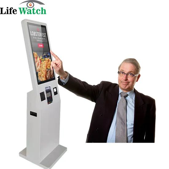 Windows Android with WiFi Touch Screen 24-27--Inch Free-Standing Touch Order Screen Self-Service Vertical Payment LCD Kiosk - Image 5
