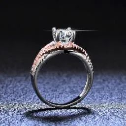 Luxury 925 Sterling Silver Fne Jewelry Female Bridal Engagement Wedding Moissanite Rings - Image 5