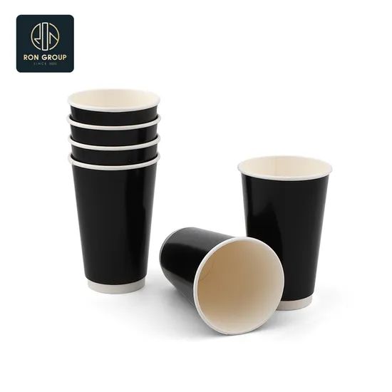 Customized Logo Printed Single Wall Coffee Cup Packaging Disposable Paper Cup - Image 2
