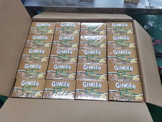 Instant Lemon Ginger Tea with Private Label Style Crystal Trademark OEM OEM Available MOQ 5000 Boxes Model NO. SCIG02 Color Light - Image 2