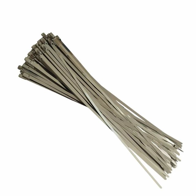 Silver Ss Cable Tie Color Silver Length 300 mm Fire Safety Yes Uv Resistance Yes Strength Excellent Width 4.6 mm – 12 - Image 5