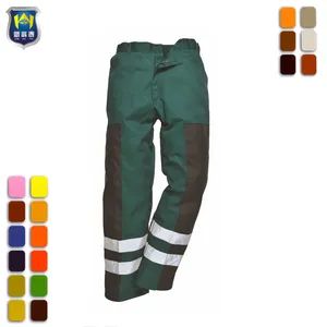 Hi Vis Reflective Work Mens Cargo Pants - Image 4