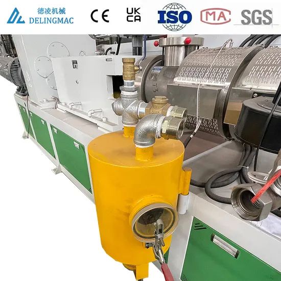 Plastic Extruder PVC Drainage Pipe Threading Pipe Production Extrusion Line - Image 5