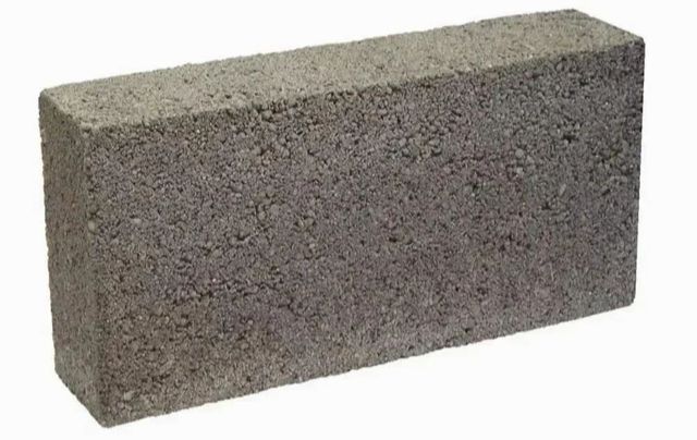 Partitoon Block Partition Walls Solid Concrete Block, 9 in x 4 in x 3 in Color Grey ...
